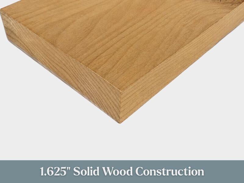 Rustic Alder Floating Shelf image number 6