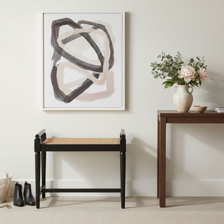Port Royal Black Accent Bench