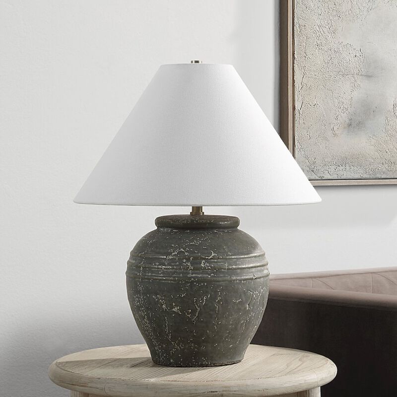 Renwil Lino Table Lamp In Green Color