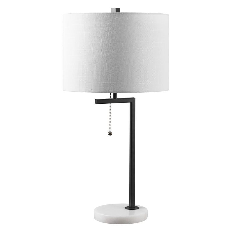 Alyssa 24.5" Metal/Marble LED Table Lamp