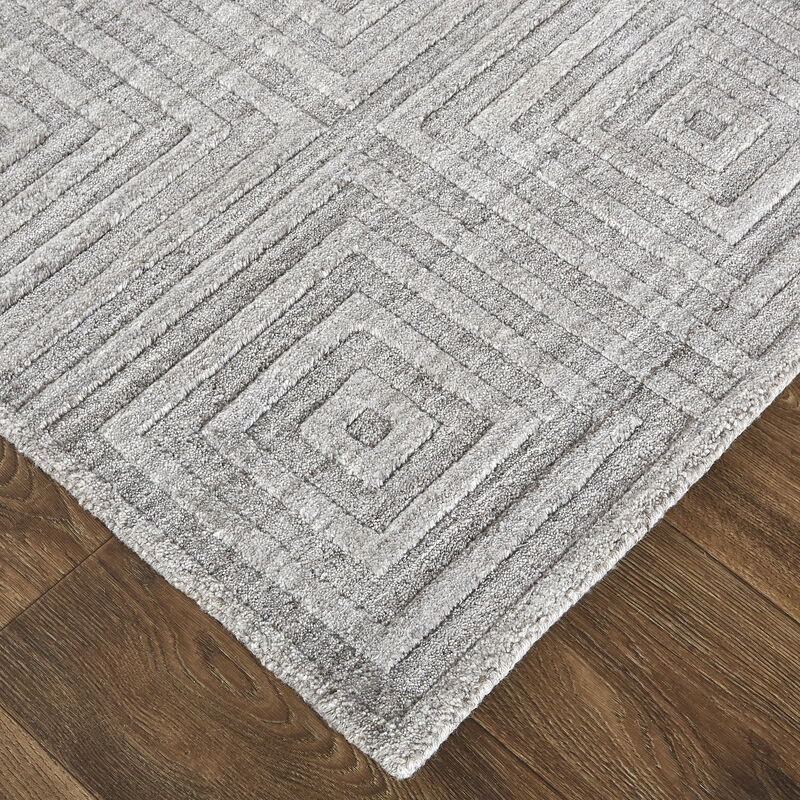 Redford 8670F Gray/Silver 2' x 3' Rug image number 4