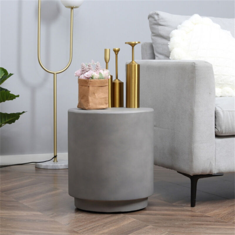 Compact End Table with Storage for Home and Office Decor