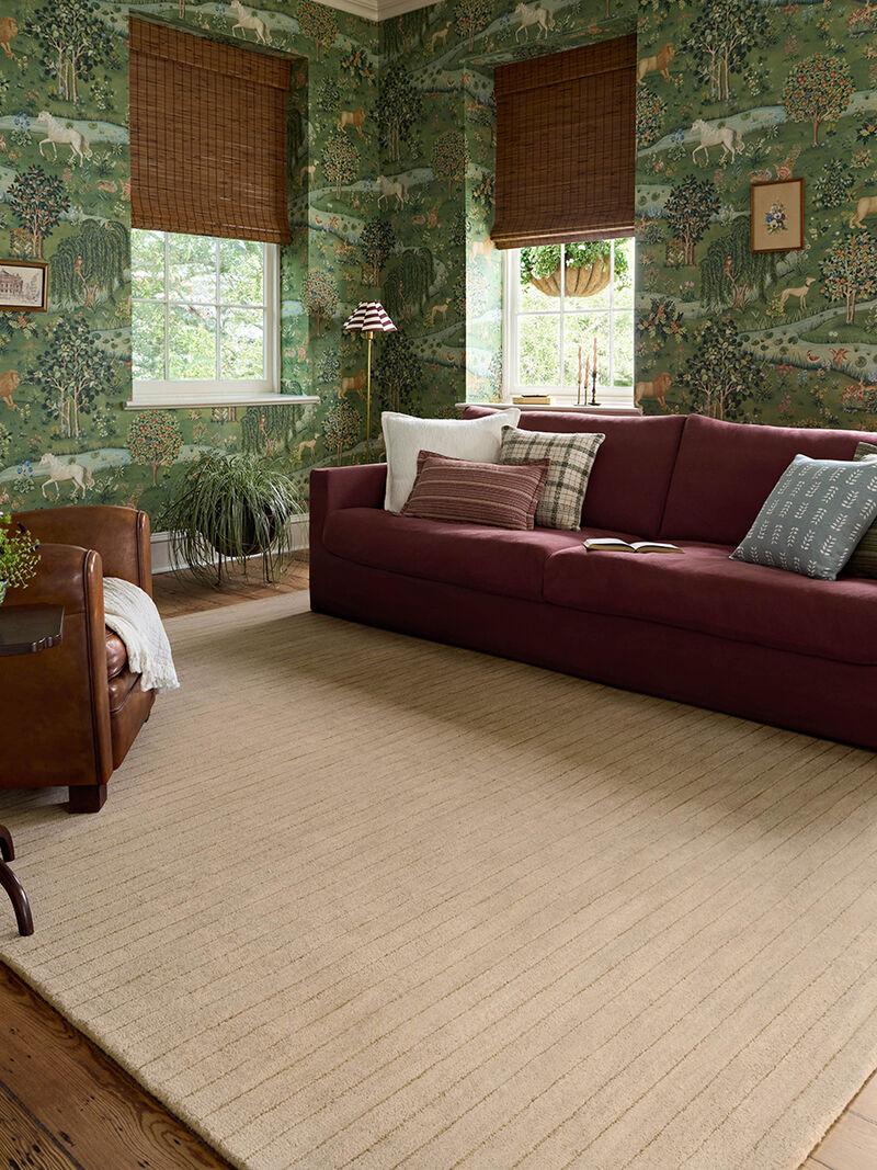 Henry HEY01 Beige/Wheat 5' x 7'6" Rug by Chris Loves Julia x Loloi image number 1