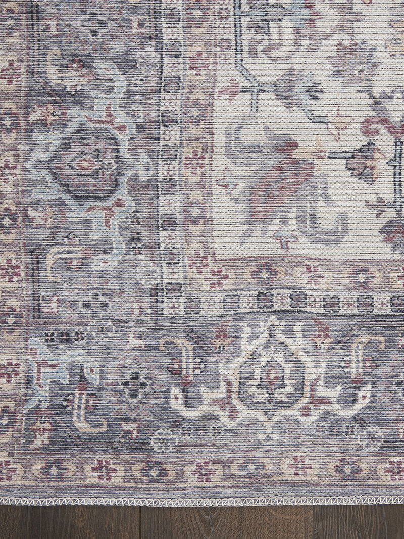 Machine Washable Series 1 SR104 Gray 4' x 6' Rug