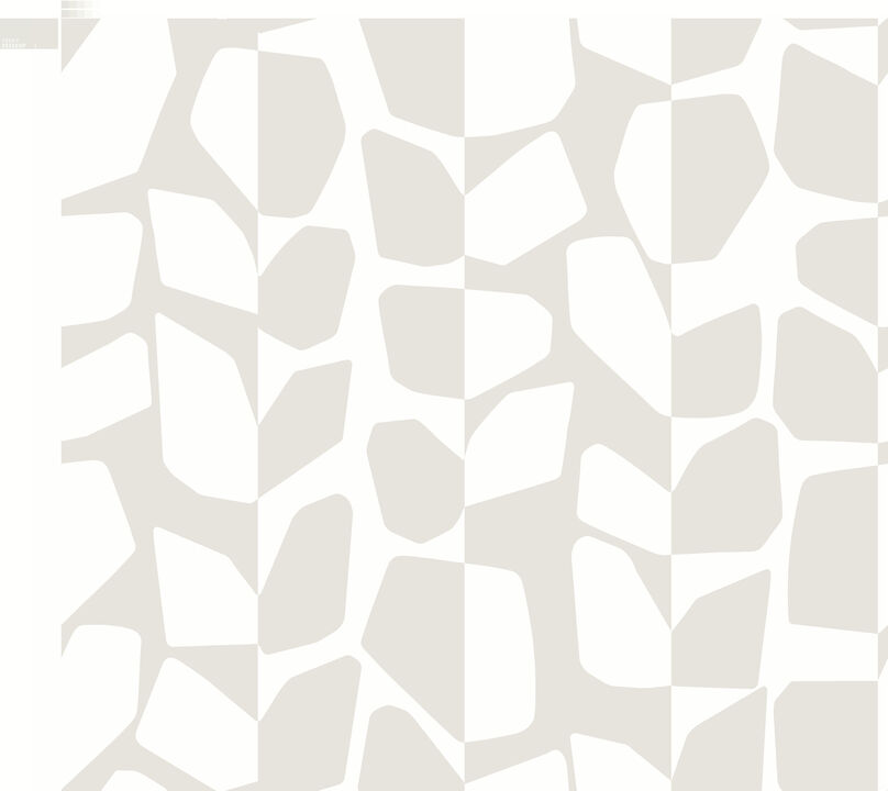 Primitive Vines White & Cream Wallpaper