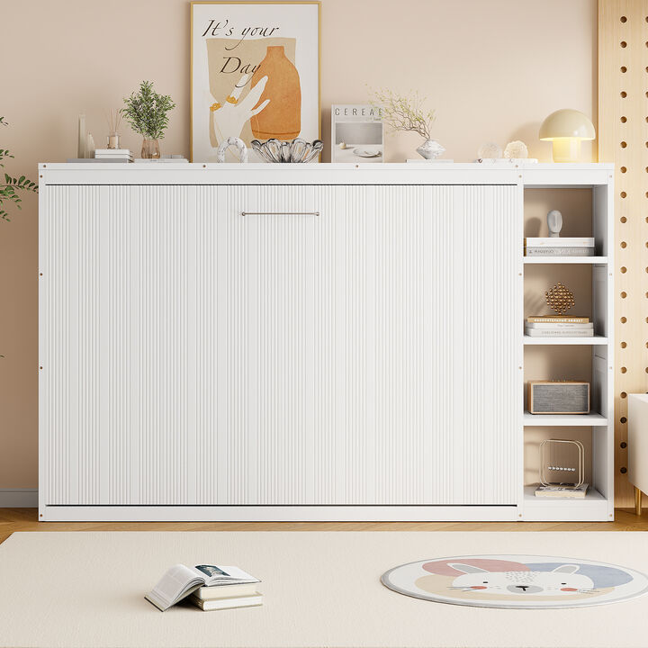 Merax Murphy Bed with Bookshelf