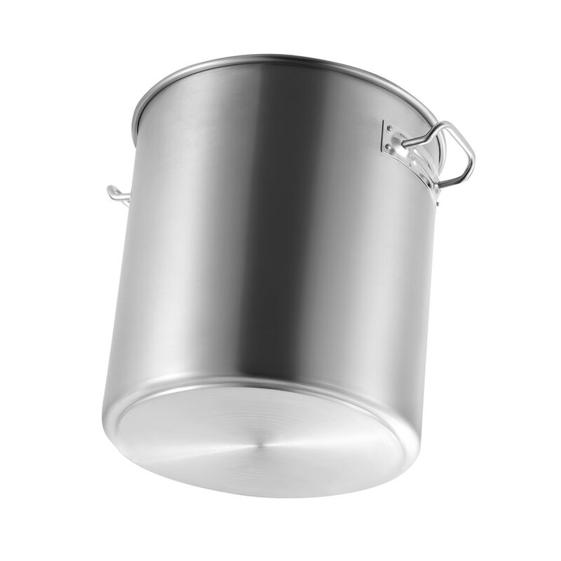 Stainless Steel Stock Pot with Lid, Heavy Duty Cooking Pot for Steaming Boiling Frying image number 4