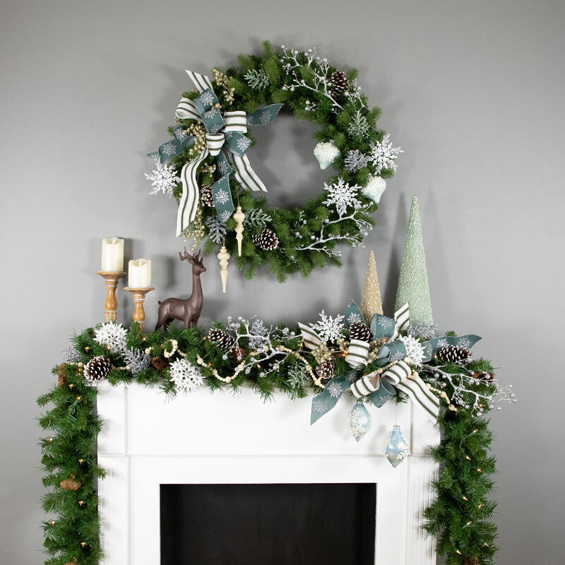 Noble Fir Artificial Christmas Wreath  30-Inch - Unlit