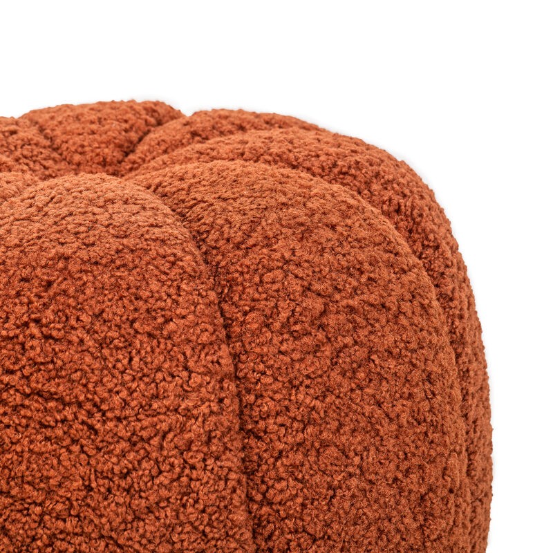 Living Room Pouf with Stripes