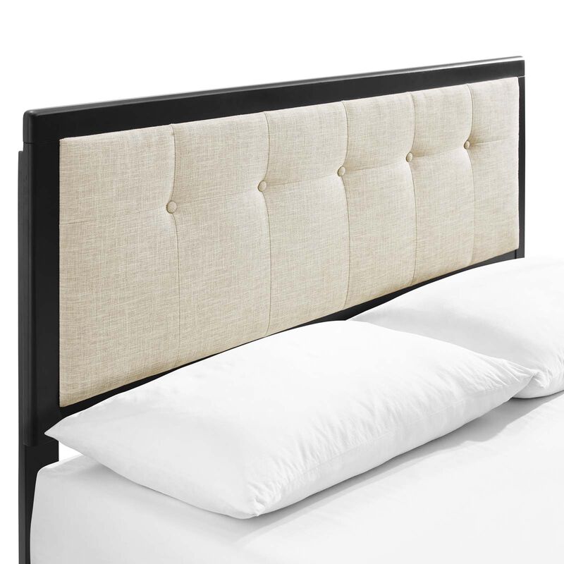 Modway - Willow King Wood Platform Bed with Splayed Legs image number 5