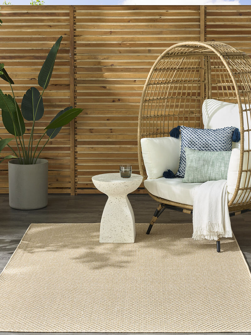 Tulum TLM03 Cream 4' x 6' Rug