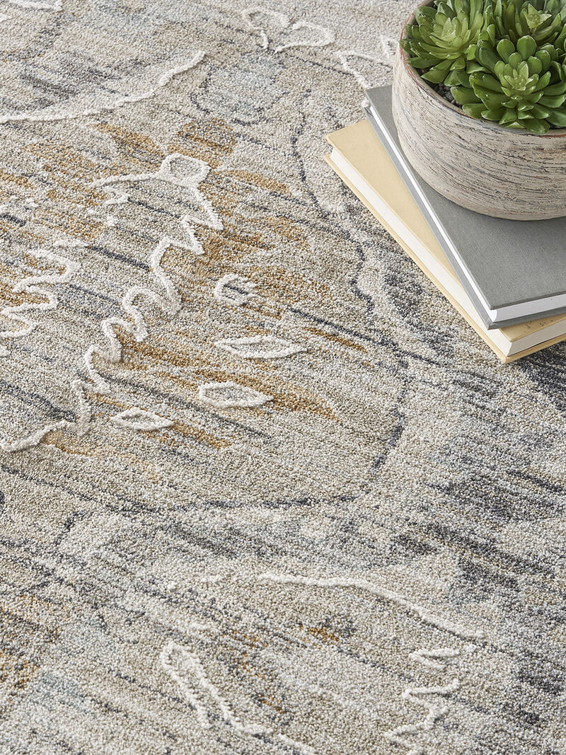 Lynx LNX02 Ivory/Taupe 5'3" x 7'10" Rug