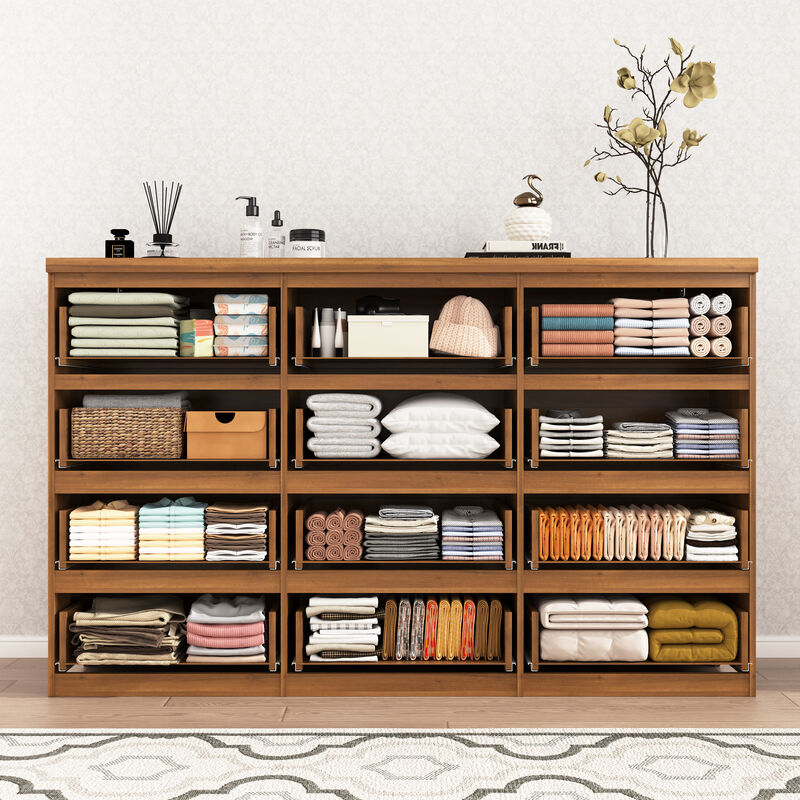 Flemwu 12 Drawers Double Dresser image number 2