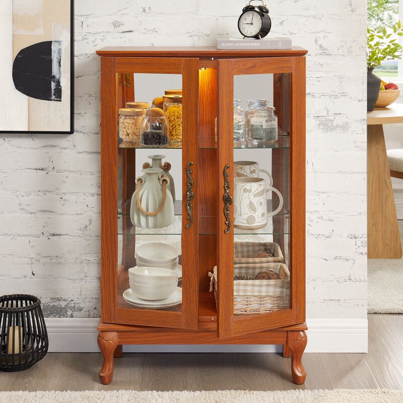 Glibuk Glass Curio Cabinet image number 2