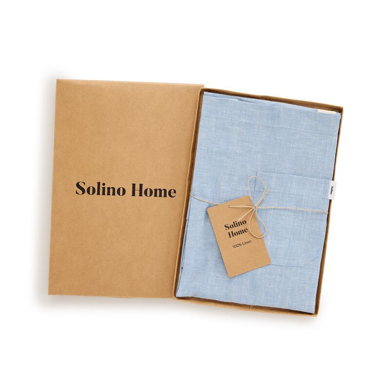 Solino Home 100% Pure Linen Apron - Kitchen Linen image number 4