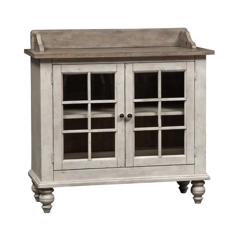 Liberty Furniture Whitney Server in Antique Linen w/ Weathered Gray image number 0