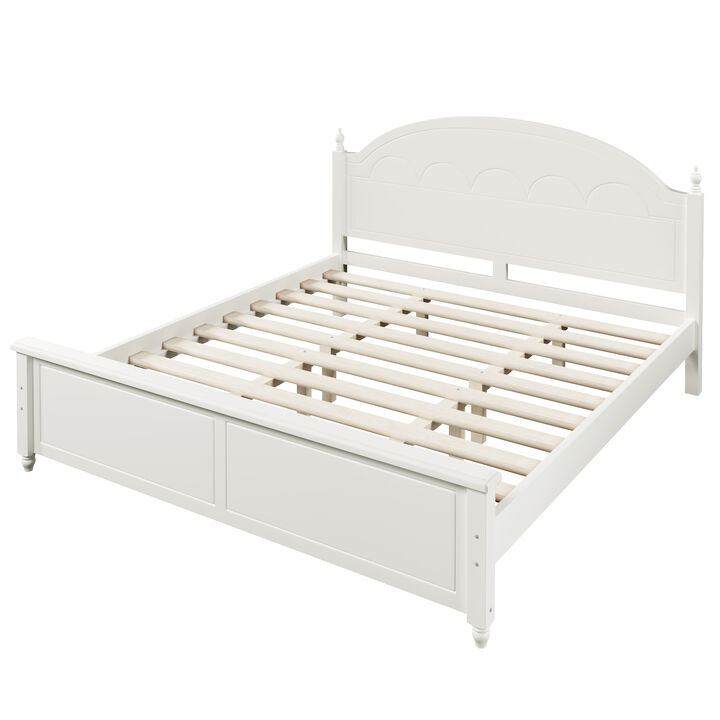 Merax Upholstered Platform Bed with a Hydraulic Storage System