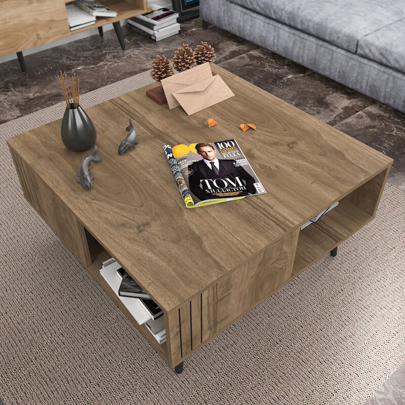 Decorotika Ronas Coffee Table - Walnut