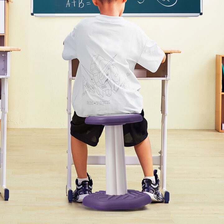 Active Wobble Chair for Kids with Cushioned Seat Improves Focus and Posture