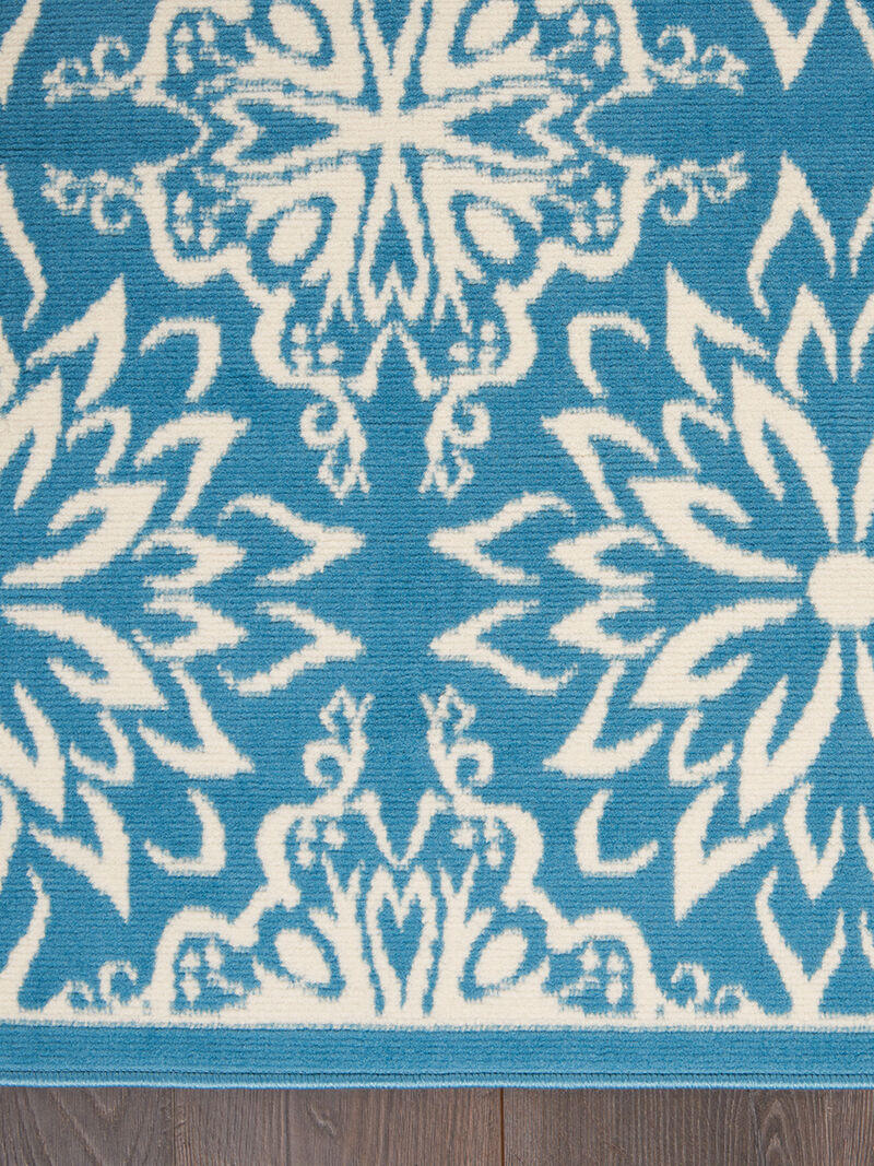 Jubilant JUB06 Ivory/Blue 4' x 6' Rug
