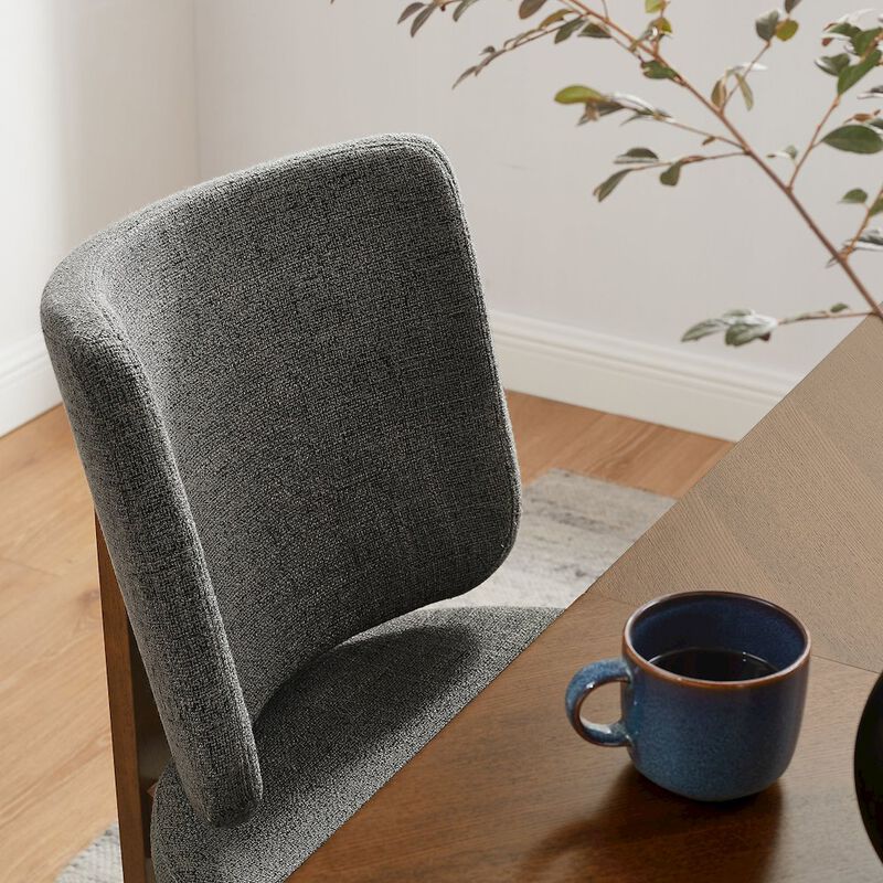 Alba Armless Upholstered Dining Chairs Set Of 2 image number 9