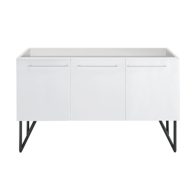 Annecy 60 Glossy White Bathroom Vanity Cabinet Only (SM-BV216) image number 0