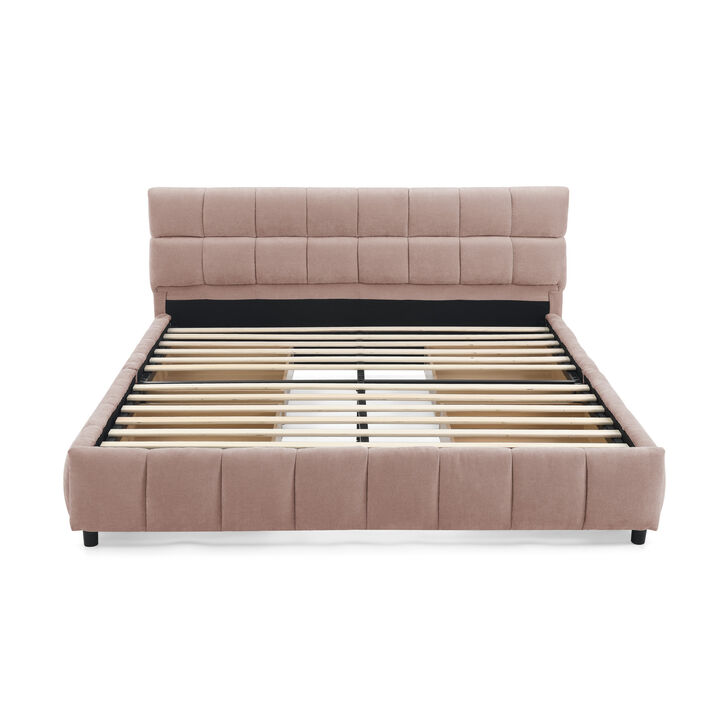 Wufgik Queen Size Upholstered Bed