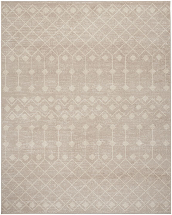 HomeRoots Geometric Power Loom Area Rug