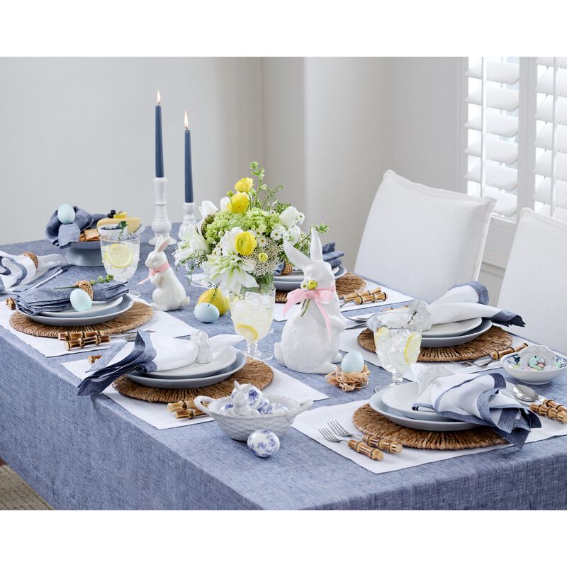 Solino Home 100% Pure Linen Table Throw - Athena.