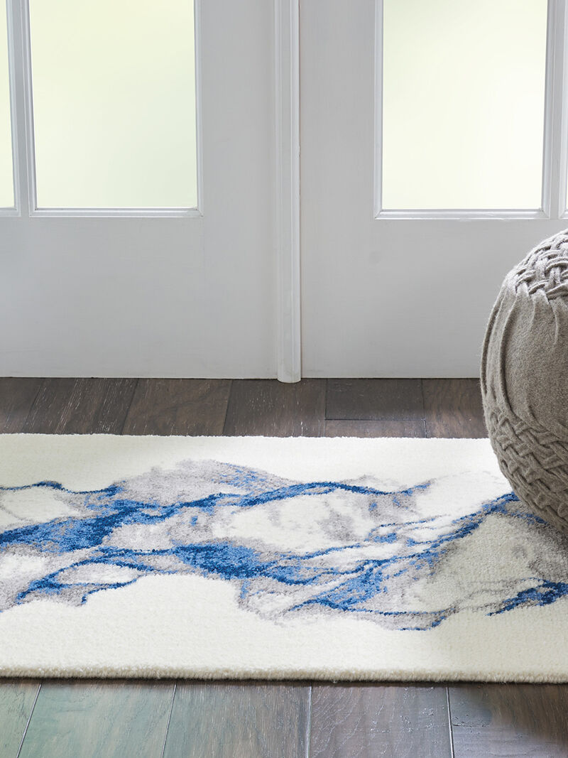 Twilight TWI27 Ivory/Blue 2' x 3' Rug