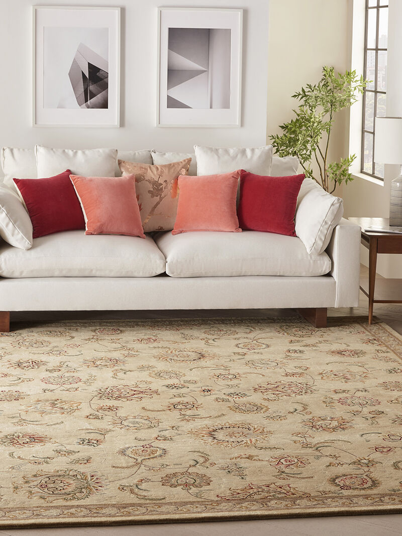 Nourison 2000 2360 Beige 8' x Round Rug