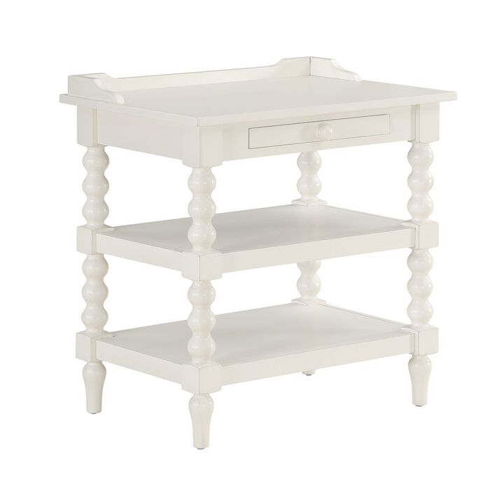 Comfort Pointe Averly Antique White Nightstand