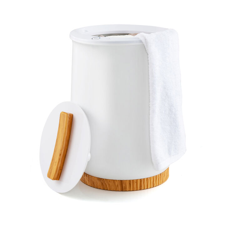 20L Hot Towel Bucket with 1-Minute Quick Heating and 60-Minute Auto Shut off-White