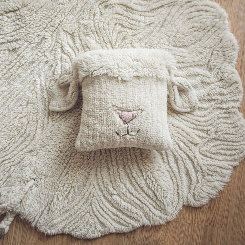 Woolable cushion Pink Nose Sheep