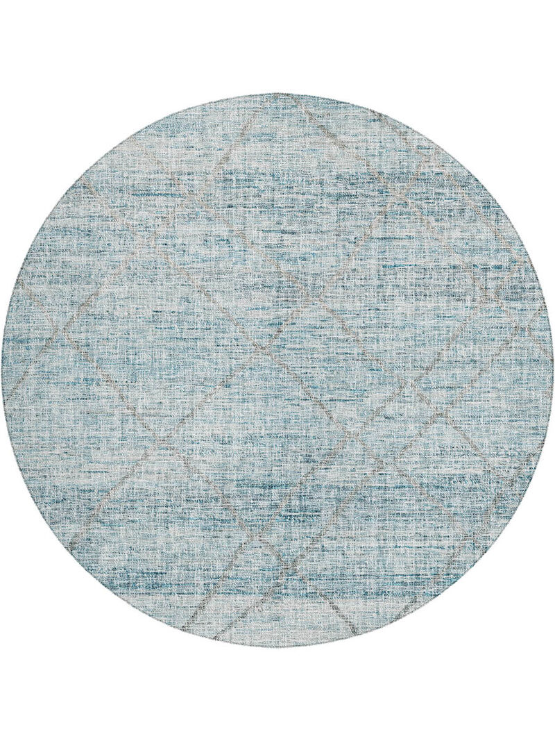 Portico BO1 Teal 8' Round Rug