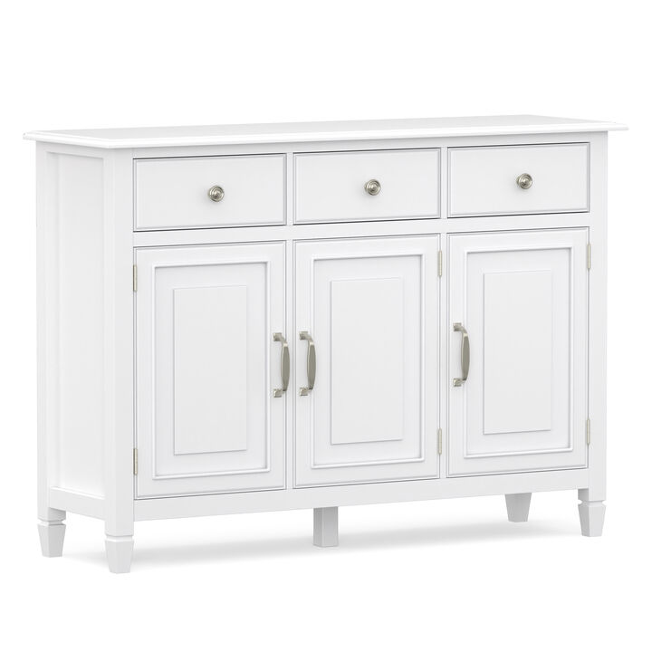 Connaught 51 inch Wide Solid Wood Traditional Entryway Storage Cabinet