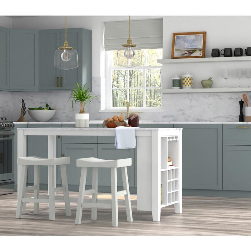 Carolina Living Colborn 25 Counter Stool - Antique White