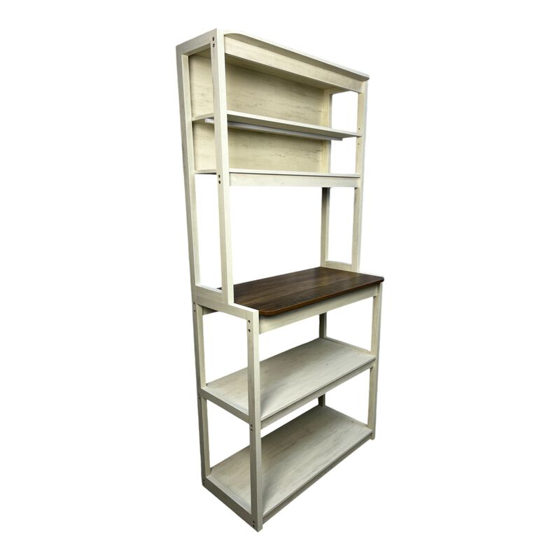 ELEMENT ACE 5-Tier Bakers Rack for Kitchen with Storage Shelves, Multipurpose Microwave Stand, Coffee Bar Station for Organizing Cookware and Baking Essentials image number 5