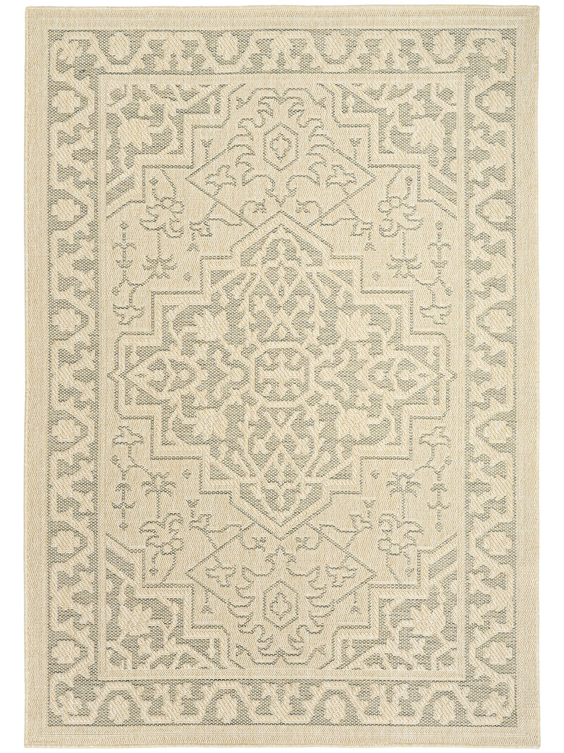 Tulum TLM05 Taupe/Olive 4' x 6' Rug