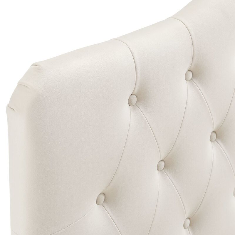 Annabel Stain-Resistant Performance Velvet Full Headboard image number 5