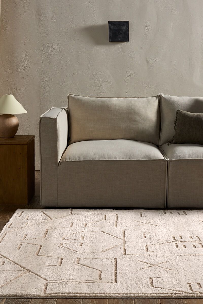 Jaida Cree Ivory 8'10" x 12' Rug by Label J x Jaipur Living image number 2