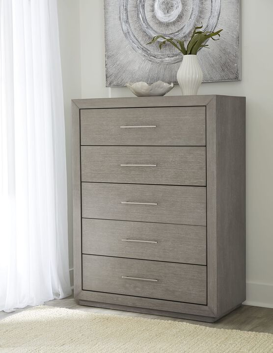 Melbourne Five Drawer Chest in Mineral