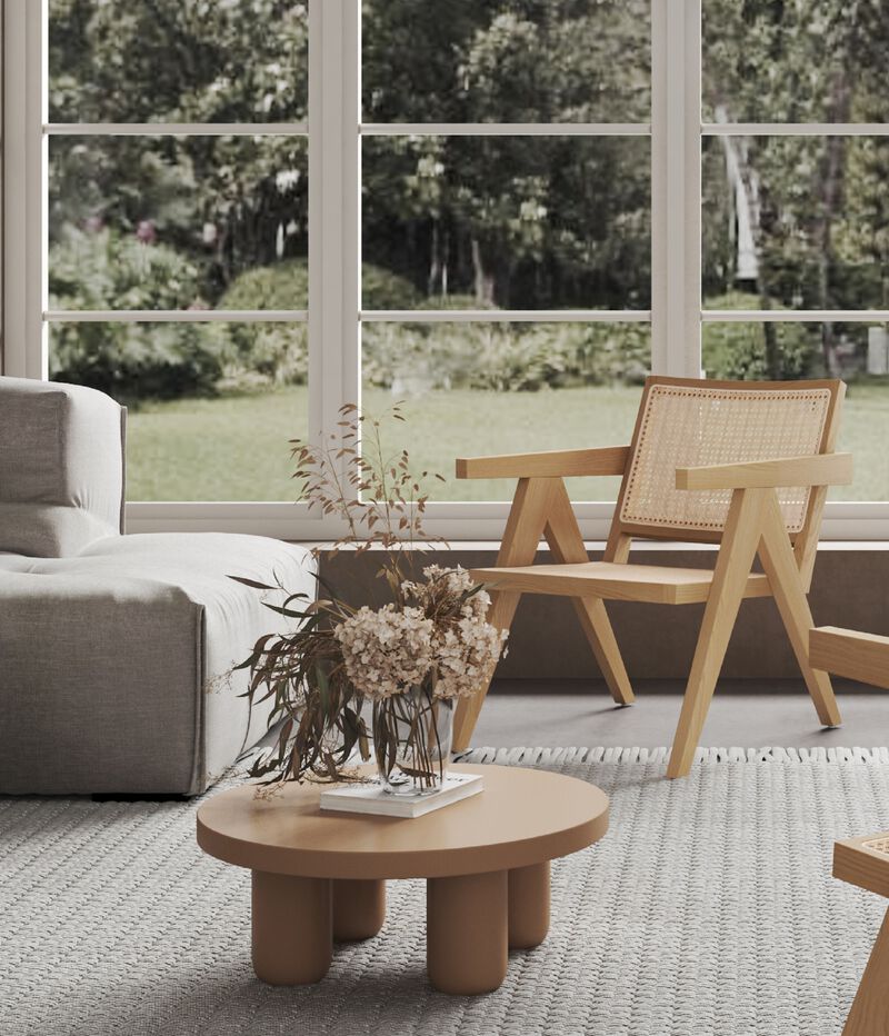 Hamlet Brown Accent Chair