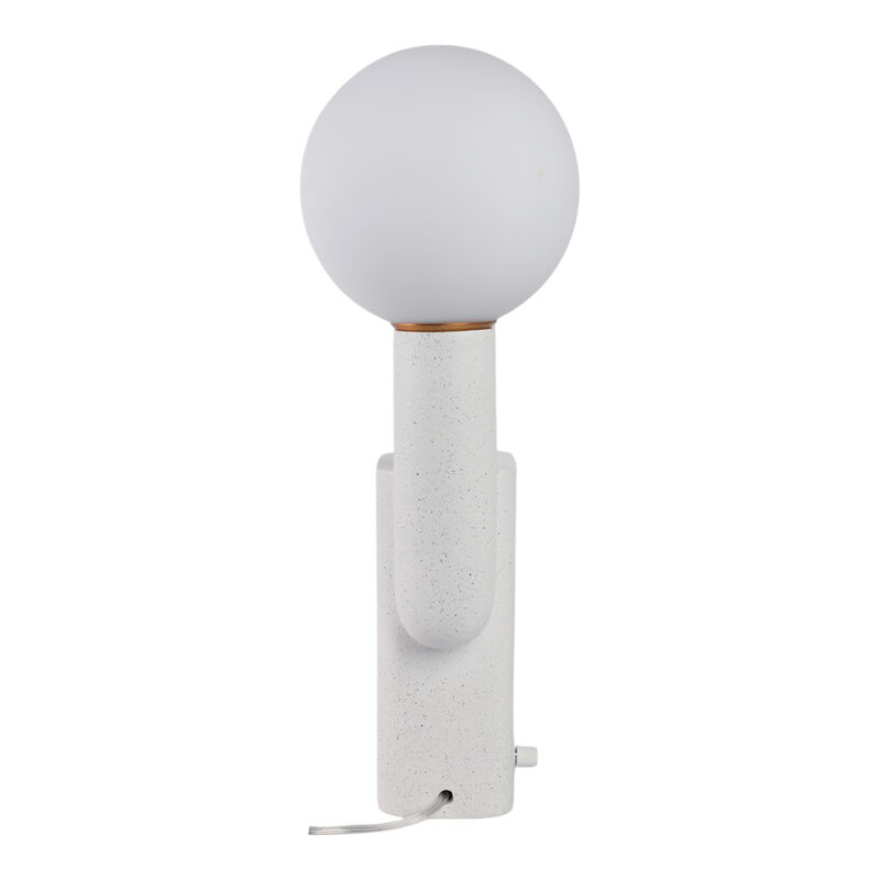 20x12" Double Head Totem Lamp With Base Switch, Wh image number 2
