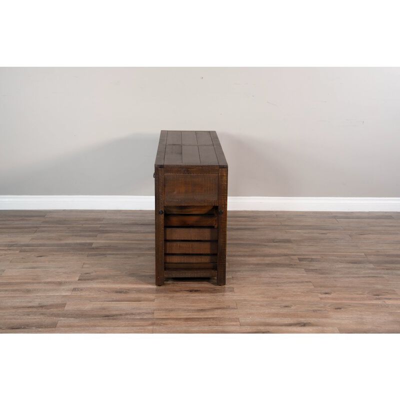 Sunny Designs Homestead Sofa Media Table image number 1