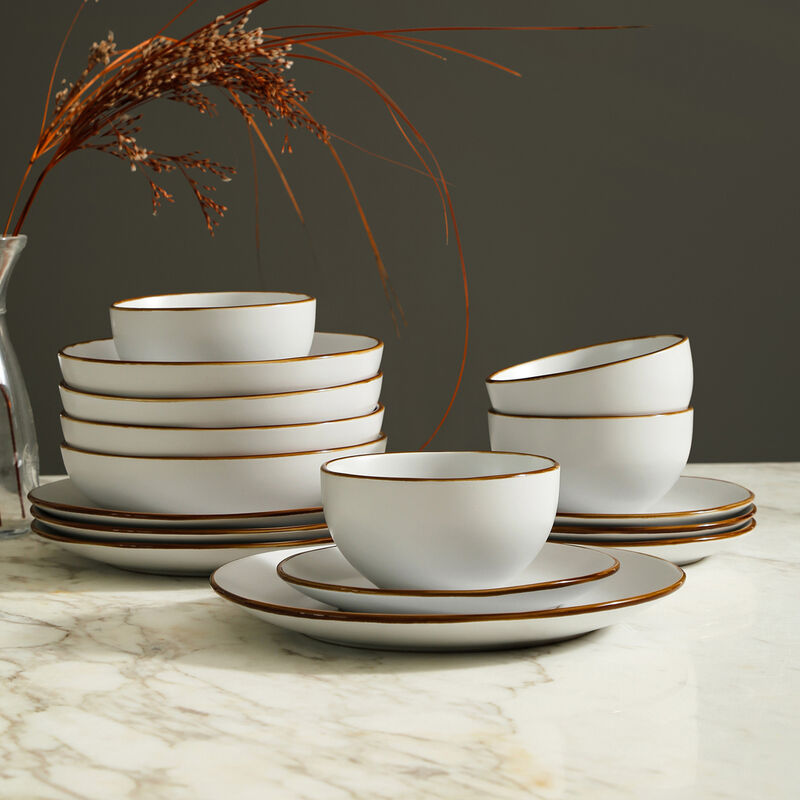 Stone Lain Brasa Stoneware 16 Piece Dinnerware Set