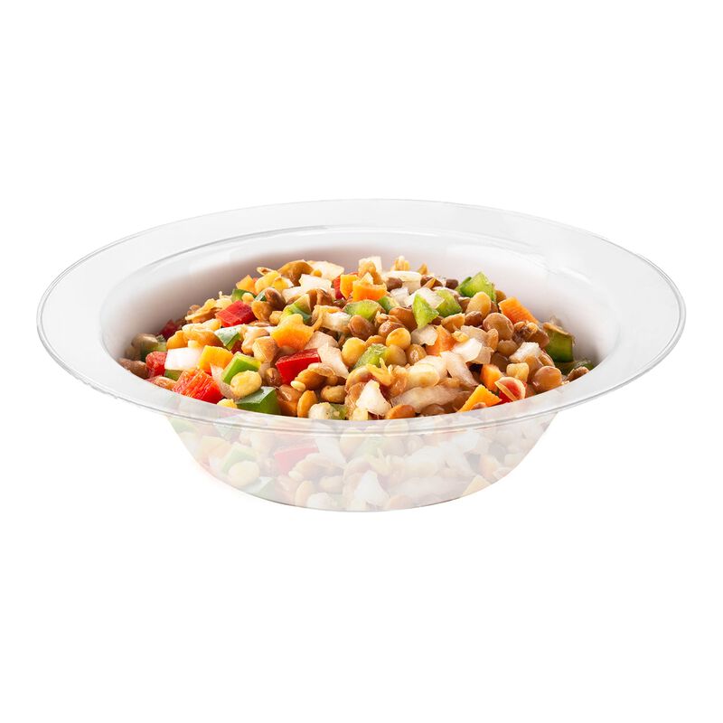 12 oz. Clear Economy Round Plastic Soup Bowls (120 Bowls) image number 2
