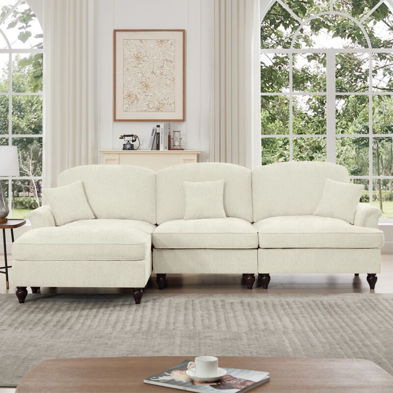 Kaxnir Mid-Century Modern L-Shaped Sectional image number 2