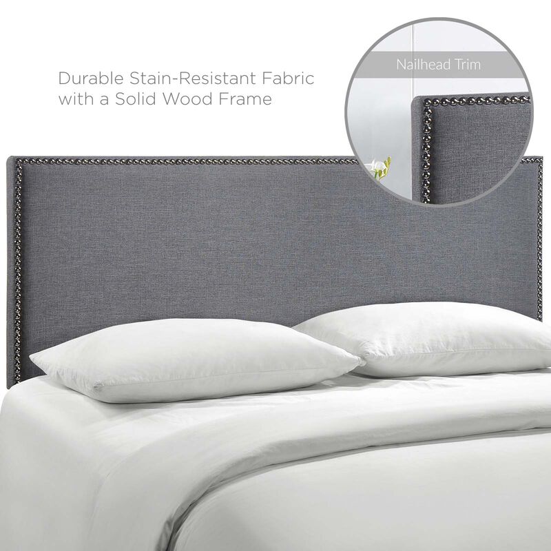 Modway - Region Nailhead Queen Upholstered Headboard image number 5