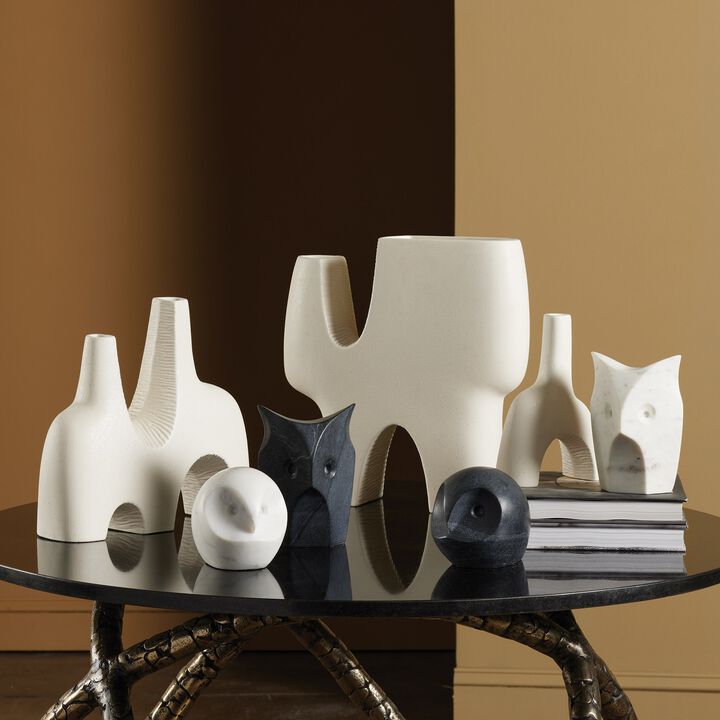 Cassel Vase-White Medium
